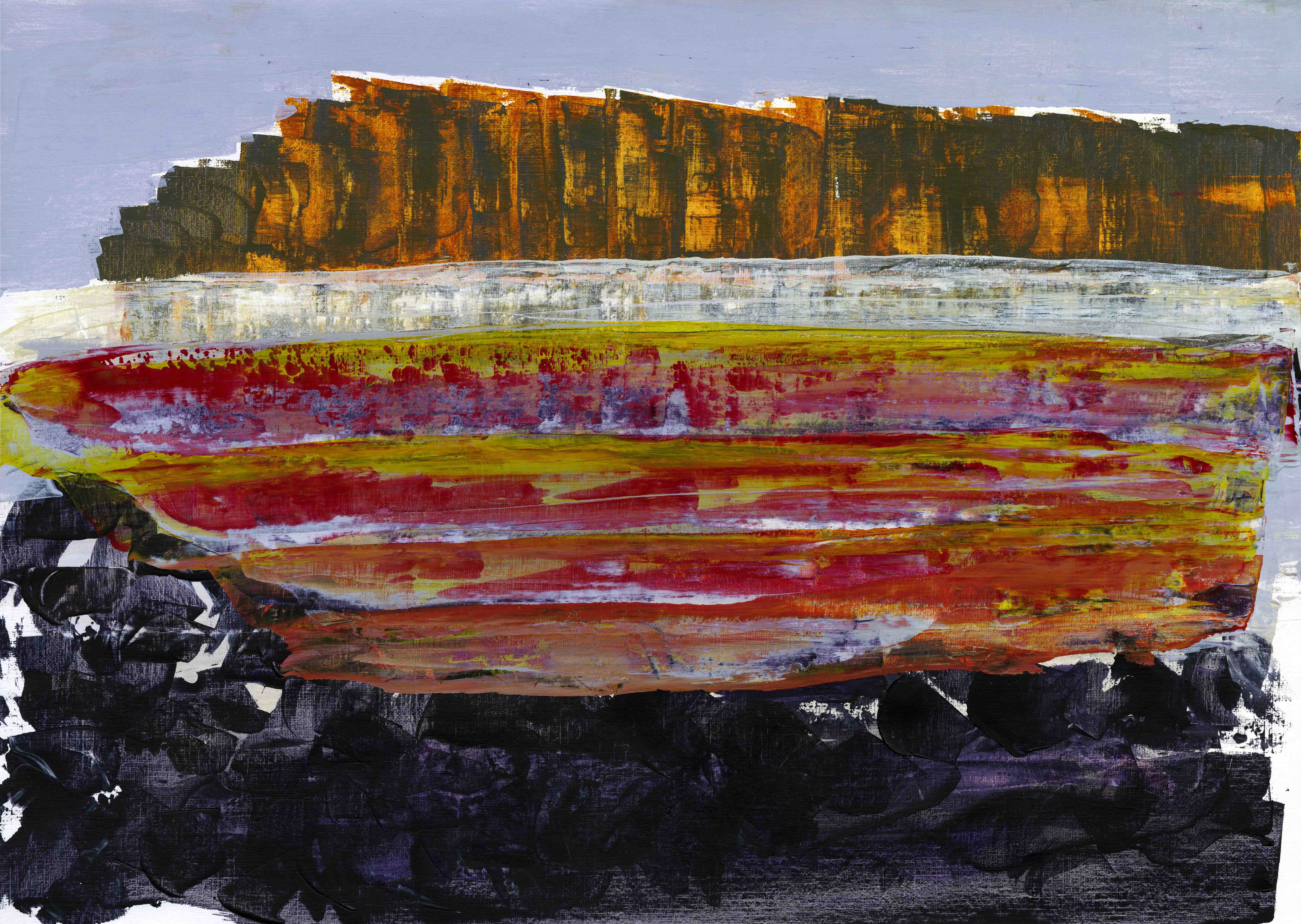Art based on the natural landscape of the Causeway Coast, Northern Ireland.